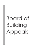 Logo for Building Appeals, Board of