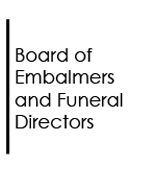 Logo for Embalmers and Funeral Directors, Board of