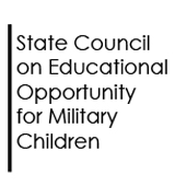 Logo for Educational Opportunity for Military Children, State Council on