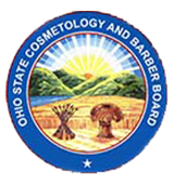Logo for Cosmetology and Barber Board, State