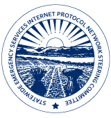 Logo for Emergency Services Internet Protocol Network Steering Committee, Statewide 