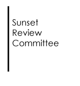 Logo for Sunset Review Committee